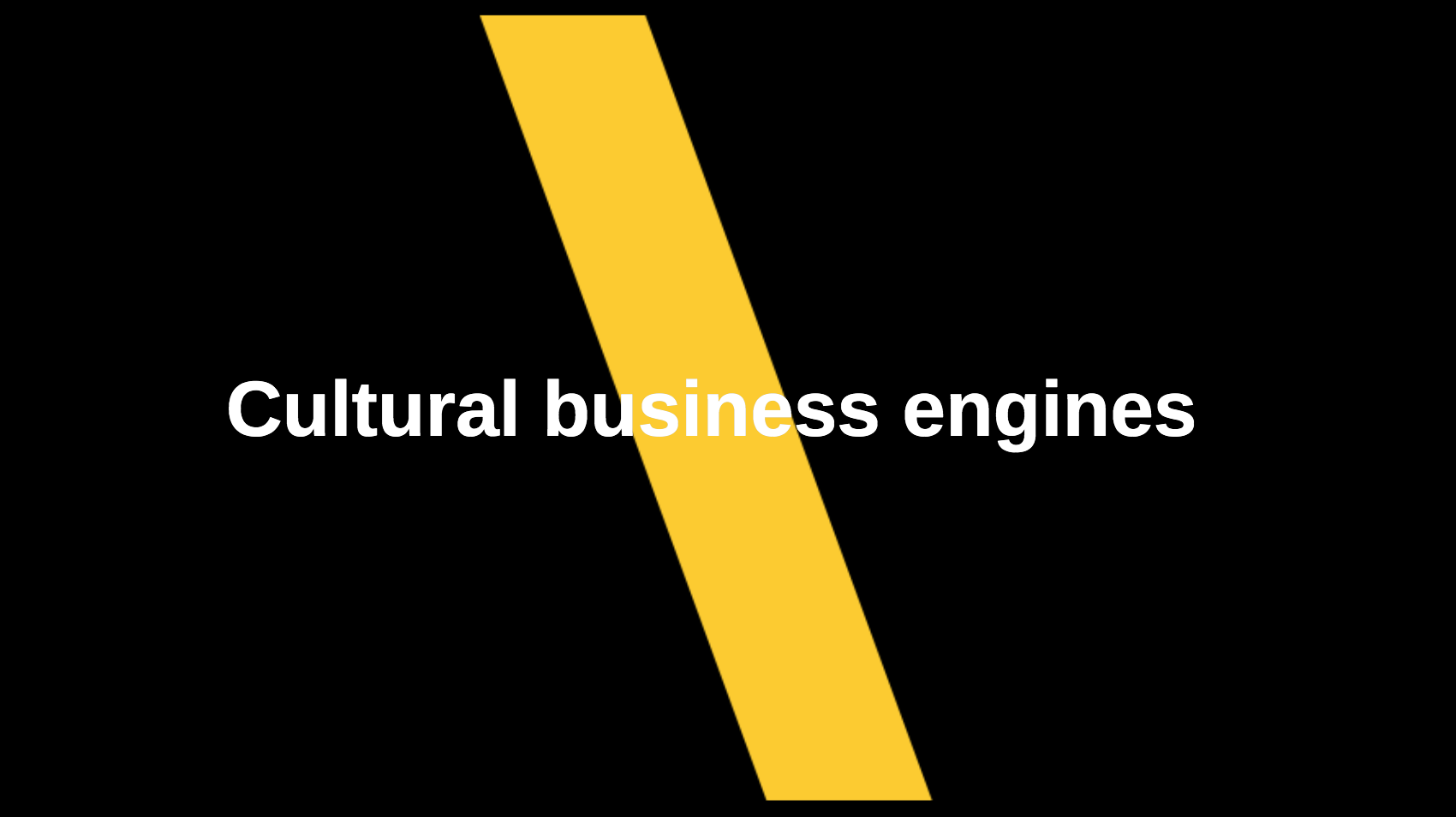 Cultural Business Engines